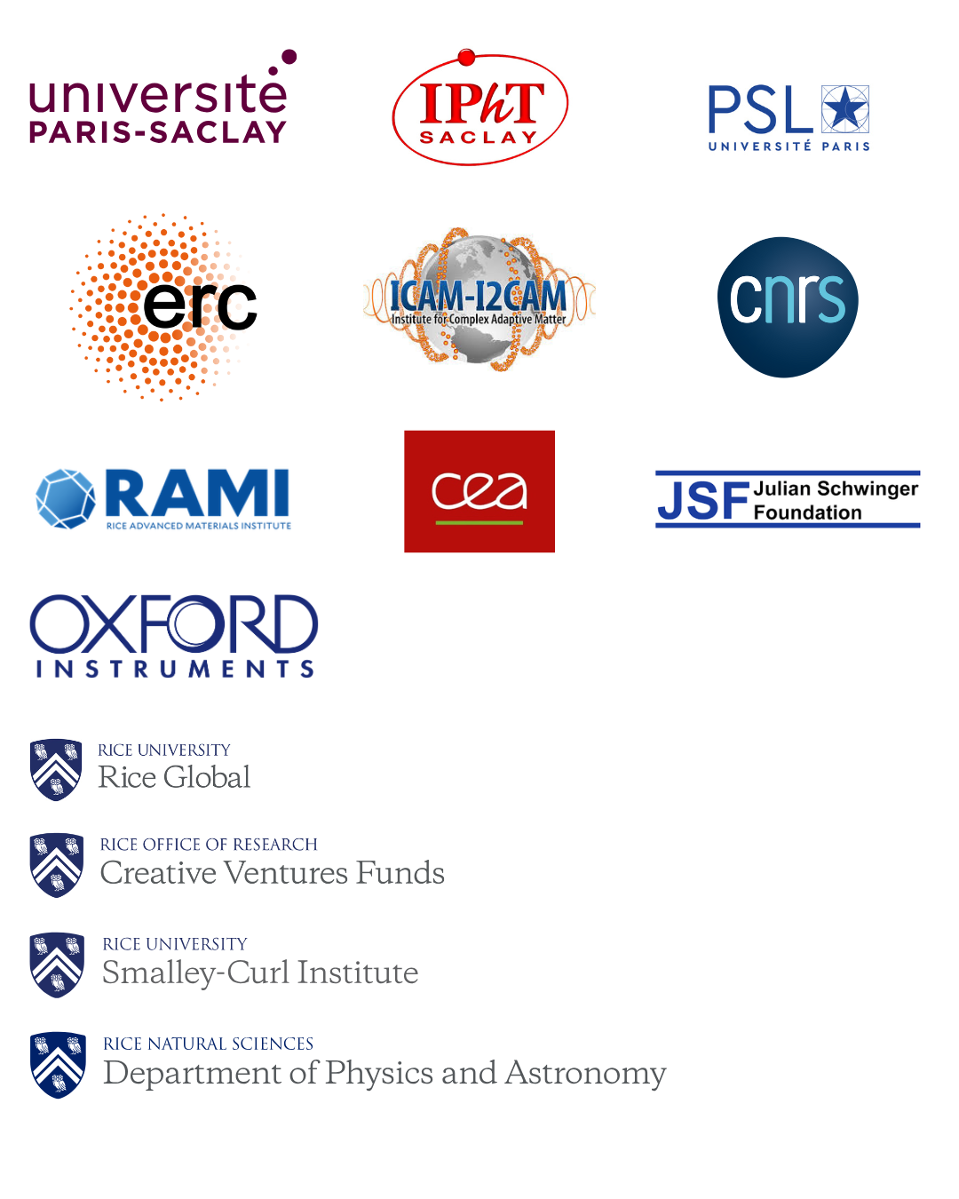 Sponsors list